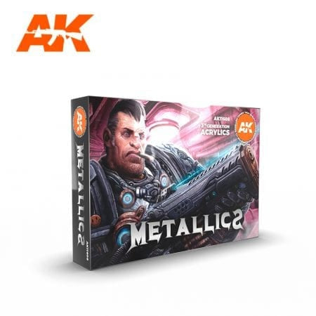 AK-Interactive AK11608 Metallics Set