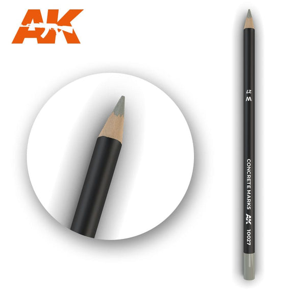 AK-Interactive AK10027 Watercolor Weathering Pencil - Concrete Marks