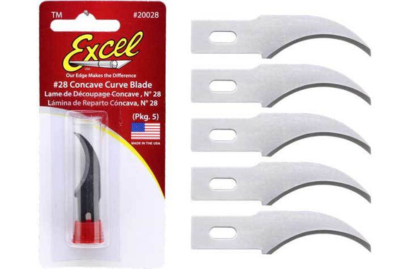 Excel EXC20028 Blades - #2 Concave (5)