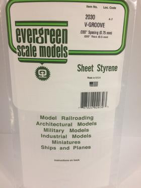 Evergreen 2030 Sheet - V Groove - 0.75mm