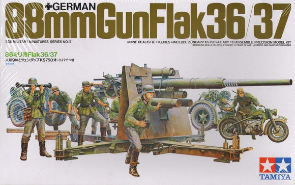 Tamiya 35017 FLAK  36/37 88mm Gun