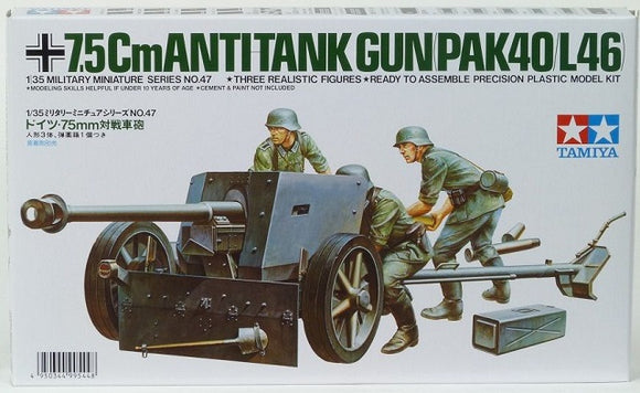 Tamiya 35047 PAK40/L46 7.5cm Antitank Gun
