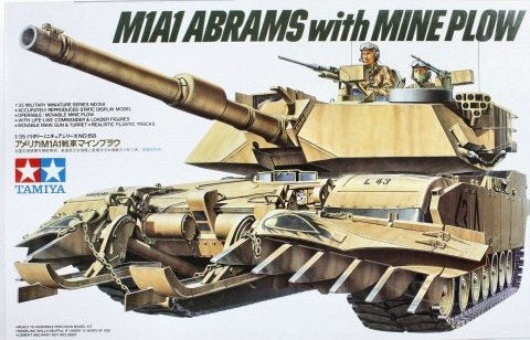 Tamiya 35158 Abrams with Mine Plow