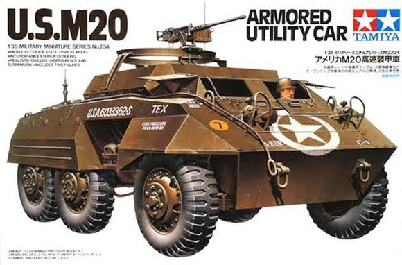 Tamiya 35234 US M20 Armoured Car- 1/35 Scale