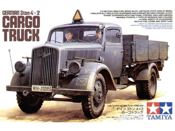 Tamiya 35291 German 3 Ton 4x2 Cargo Truck - 1/35 Scale