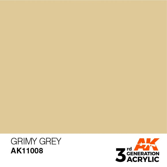 AK-Interactive AK11008 3rd Generation Grimy Grey 17ml