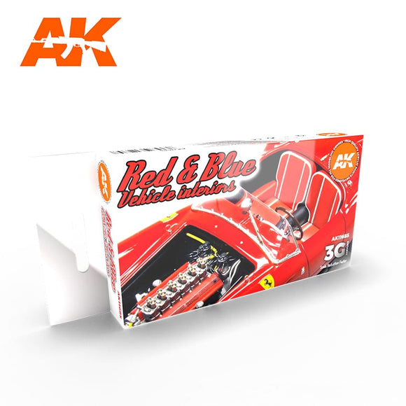 AK-Interactive AK11685 Vehicle Interiors Red & Blue