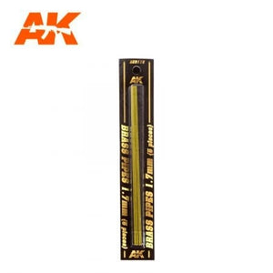 AK-Interactive AK9116 Brass Pipes 1.7mm x 5