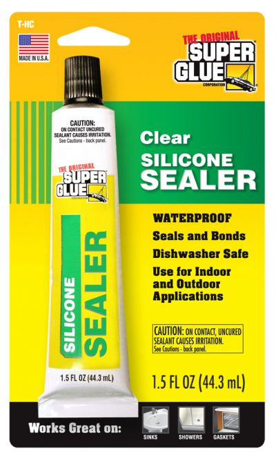 Super Glue 15235 Sealer - Silicone - Clear - 44.3ml