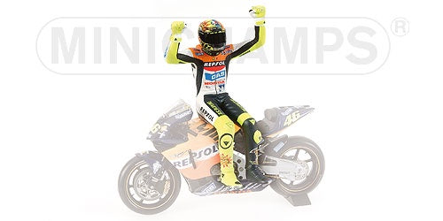 Minichamps 312020046 Valentino Rossi Figure - MotoGP 2002