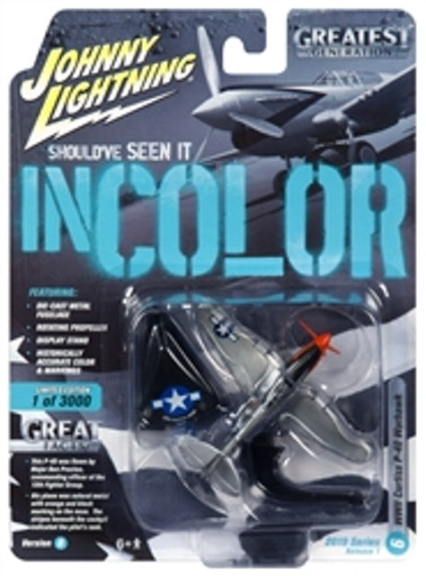 Johnny Lightning 50 Years Release 1 Version B Military WWII Curtiss P-40 Warhawk