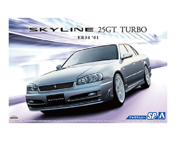 Aoshima 2001 Nissan Skyline ER34 25GT Turbo