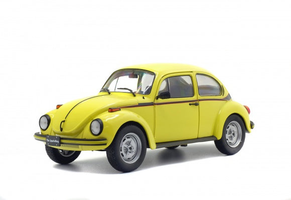 Solido 1800511 1974 Volkswagen Beetle Sport - Yellow