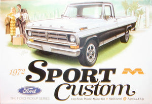 Moebius 1220 1972 Ford Sport Custom Pick Up