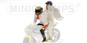 Minichamps 312990096 Valentino Rossi Figure with Angel - GP250 Rio de Janeiro 1999