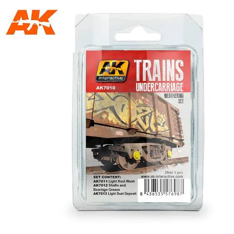 AK-Interactive AK7010 Rail Undercarriage Weathering Set
