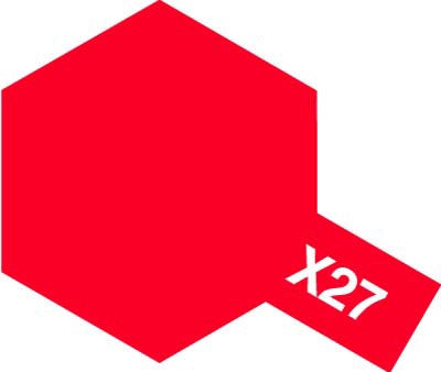 Tamiya Acrylic Clear Red X27