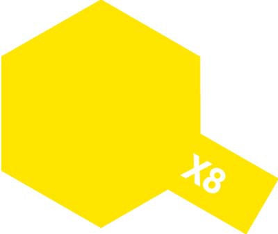 Tamiya Acrylic Lemon Yellow X8