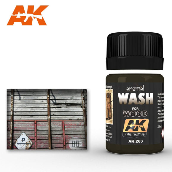 AK-Interactive AK263 Wash – Wood 35ml