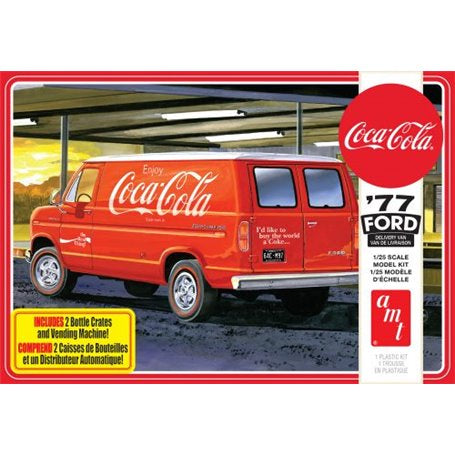 AMT 1173 1977 Ford Delivery Van - Coca-Cola - 1/25 Scale