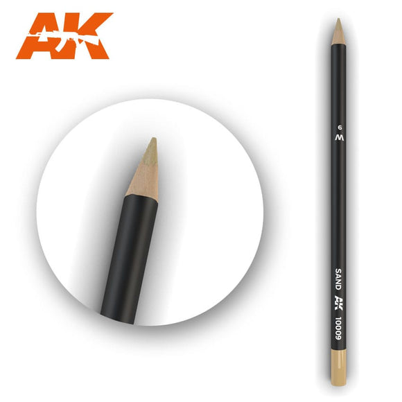 AK-Interactive AK10009 Watercolor Weathering Pencil - Sand