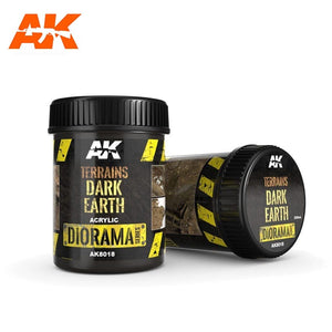AK-Interactive AK8018 Terrains Dark Earth - Acrylic 250ml