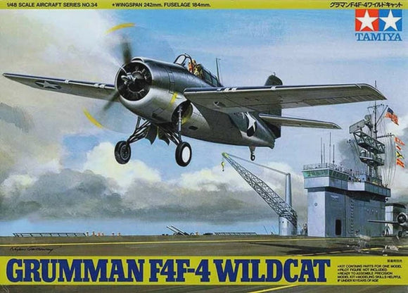 Tamiya 61034 Grumman F-4F Wildcat - 1/48th Scale