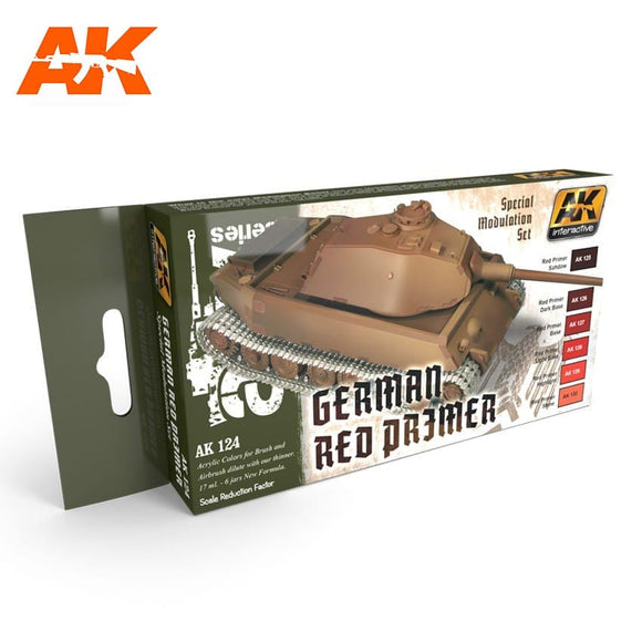 AK-Interactive AK124 Red Primer Modulation Set