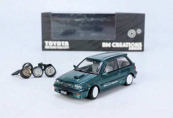 BM Creations 128 Toyota Starlet Turbo S (EP71) 1998 Green