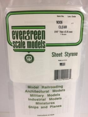 Evergreen 9006 Sheet - Clear - 0.25mm