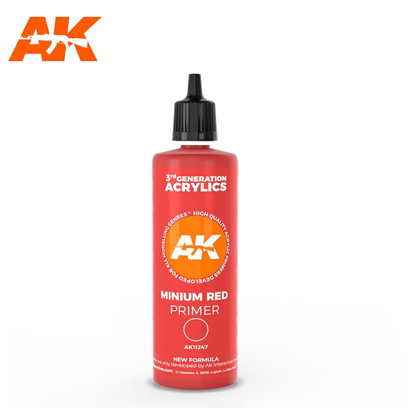 AK-Interactive AK11247 3G Minium Red Surface Primer 100ml