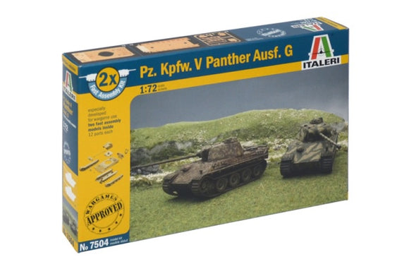 Italeri 7504 PzKpfw V Panther Ausf G Fast Assembly