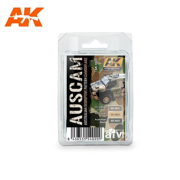 Superceded AK-Interactive AK4020 Australian AUSCAM Camouflage Colors