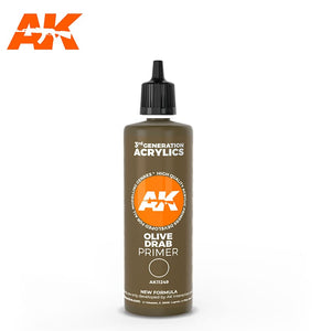 AK-Interactive AK11249 3G Olive Drab Surface Primer 100ml