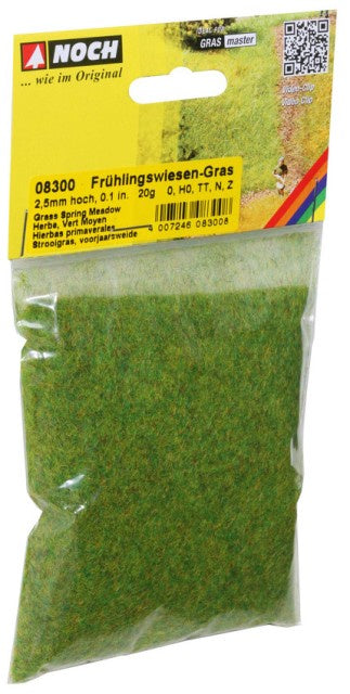 Noch 8300 Grass - Static 2.5mm - Spring Meadow - 20gm