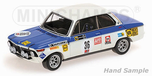 Minichamps 444700236 BMW 2002 ti 1970 - Winner 24h Nurburgring - Hans-Joachim Stuck