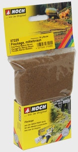Noch 7225 Flock - Medium Brown - 20gm