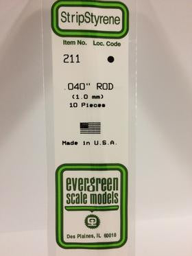 Evergreen 211 Rod - 1.00mm