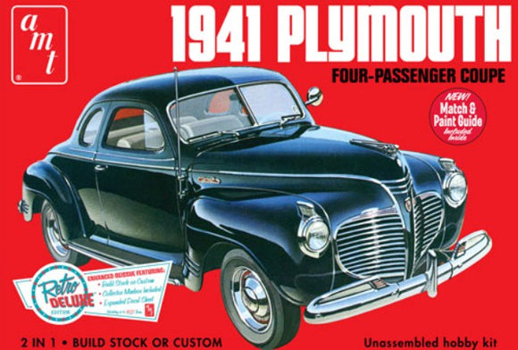 AMT 919 1941 Plymouth Four Passenger Coupe