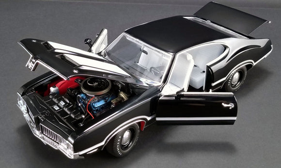 ACME 1805609 1970 Oldsmobile 442 W30 - Black