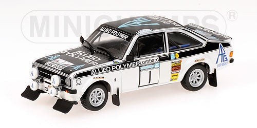 Minichamps 400758401 Ford Escort RS1800 1975 - Winners RAC Rally