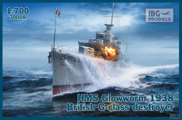 IBG 70008 HMS Glowworm 1938 British G Class Destroyer
