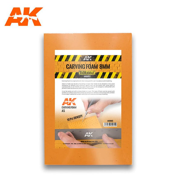 AK-Interactive AK8093 Carving Foam 8mm A5