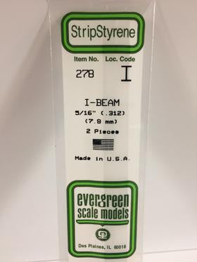 Evergreen 278 I Beam - 7.40mm