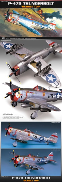 Academy 12491 P-47D Thunderbolt 'Bubble Top'