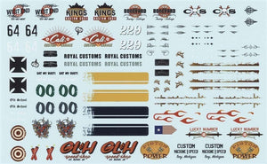 AMT MKA024 Decals - Rat Rod