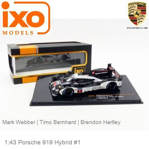 IXO LMM245 Porsche 919 Hybrid 2016 - LeMans - B Hartley
