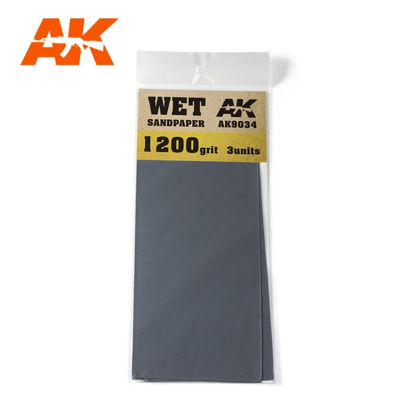 AK-Interactive AK9034 Wet Sandpaper 1200