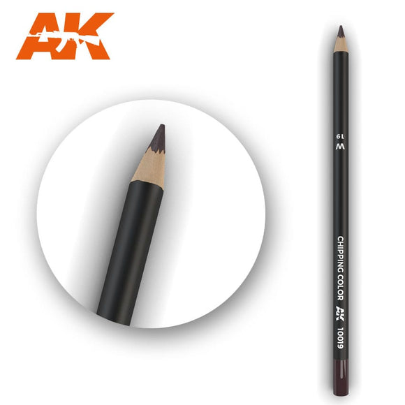 AK-Interactive AK10019 Watercolor Weathering Pencil - Chipping Color