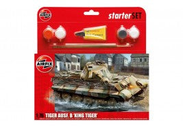 Airfix 55303 PZKW VI Ausf.B King Tiger Tank Starter Set – 1/76